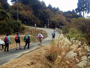 「東林寺白滝と県境川原越東海自然歩道をゆく」の様子1