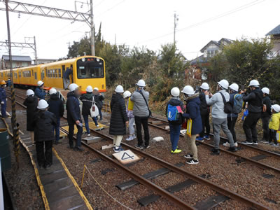 北大社車両区内見学