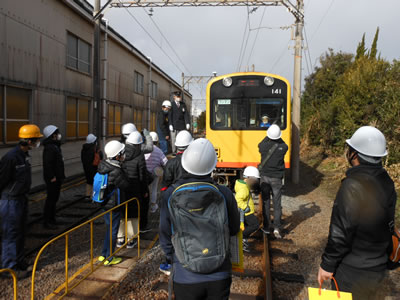 北大社車両区内見学